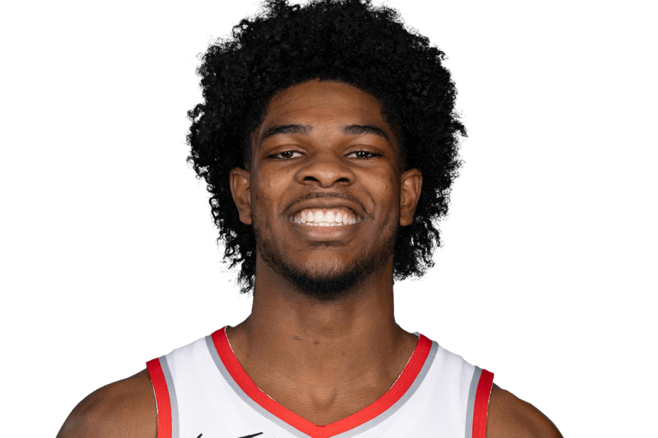 Scoot Henderson NBA Player Portland Trail Blazers