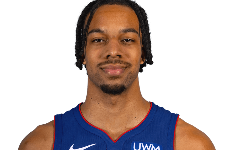 Tosan Evbuomwan NBA Player Detroit Pistons